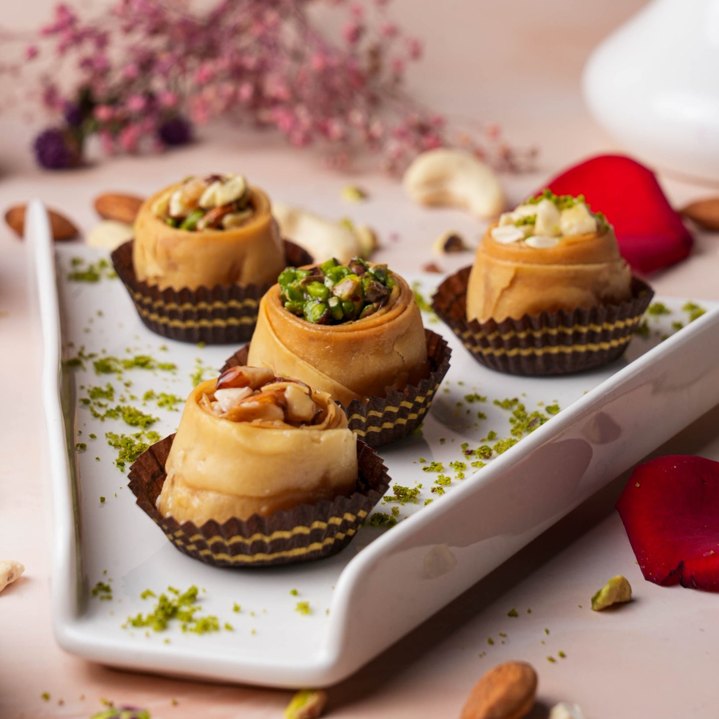 Mixed Dry Fruit Baklava Nest